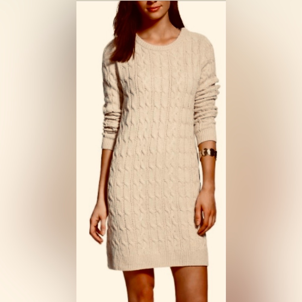 Merona ecru sweater dress
